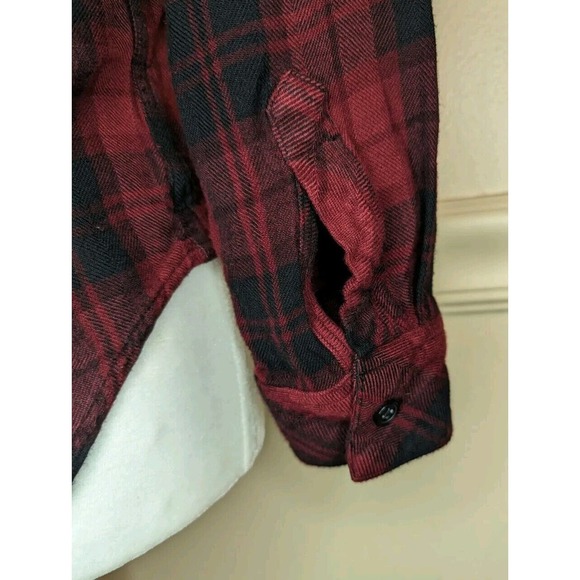 Rails Hunter Crimson Pitch Plaid Button Down Long Sleeve Top Size XS - Picture 7 of 11